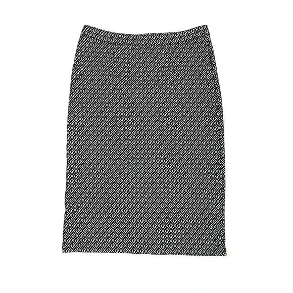 Maeve Anthropologie Geotile Intersia Pencil Skirt Size Large - Picture 2 of 9